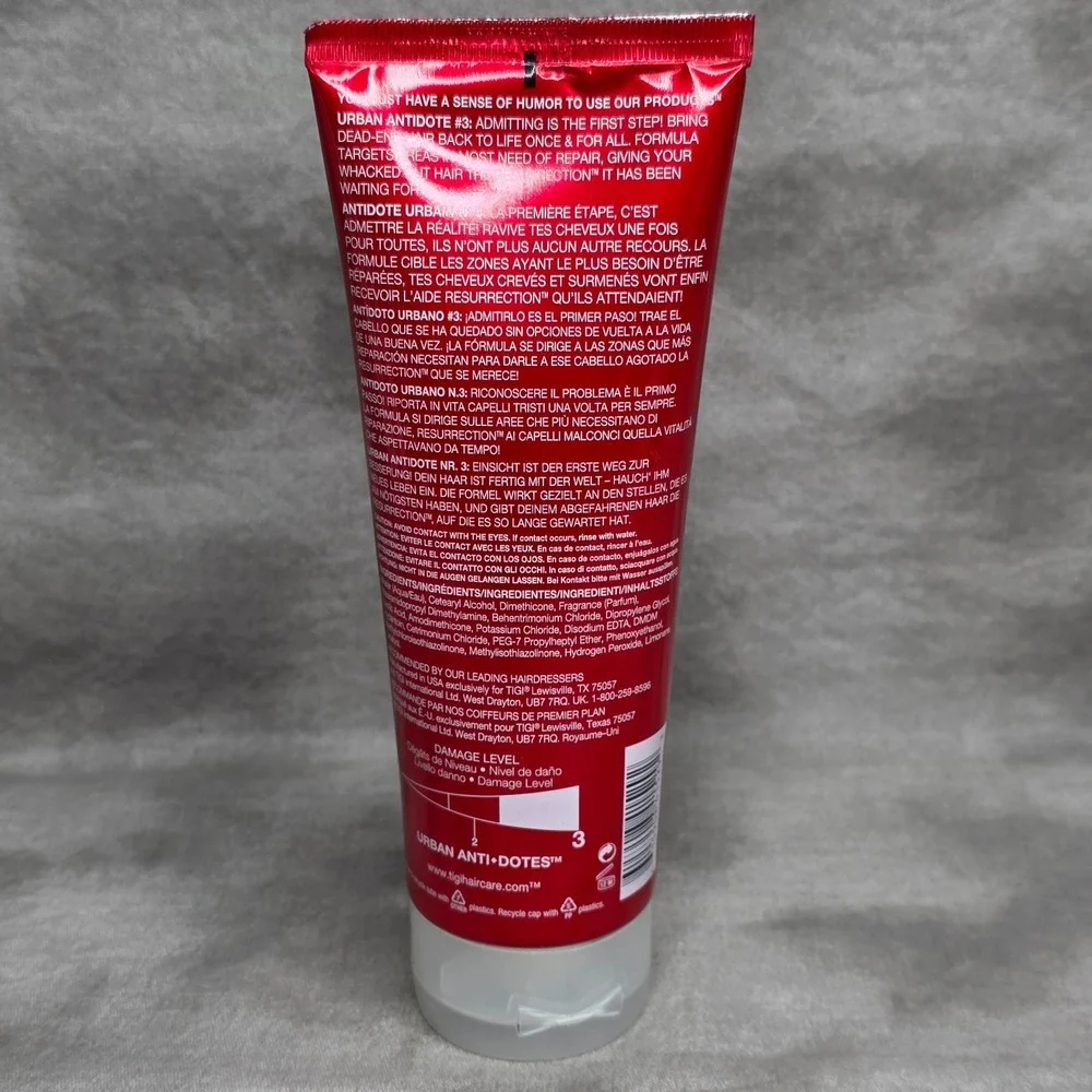 Tigi BED HEAD Urban‎ Anti+dotes Resurrection Conditioner Damage Level 3, 6.76oz